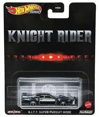 Buy Hot Wheels Premium Real Riders Knight Rider KITT Super Pursuit Mode • 19.99£