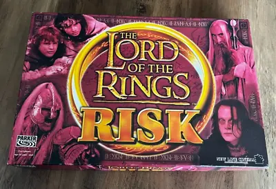 Buy Lord Of The Rings RISK Board Game Parker Games 2002 Hasbro New - Opened Box • 20£
