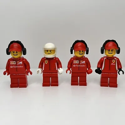Buy Lego Minifigure Scuderia Ferrari X4 F1 • 14.99£