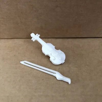 Buy Playmobil White Violin Fiddle & Bow, Musical Instrument Dolls House Spare 08 • 1.30£