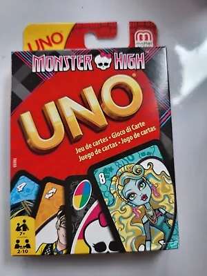 Buy Mattel Uno Monster High Edition Card Game For Ages 7+  • 5.50£