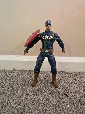Buy Captain America Talking 10” Action Figure With Firing Shield • 7.99£