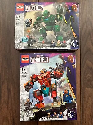 Buy LEGO Marvel WHAT IF … ?  Sakaarian Iron Man 76194 & 76201 Cap Carter Hydra Stomp • 12.50£