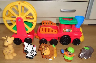 Buy FISHER PRICE LITTLE PEOPLE   Musical  ZOO Train With Figures • 15£