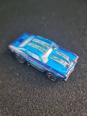 Buy 2004 Hot Wheels 69 Chevelle Clear Blue X-Raycers White Graphics Gold Rim Tyres • 12£