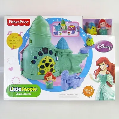 Buy Fisher Price Little People Ariel's Castle. New & Never Opened. Some Wear To Box • 44.95£