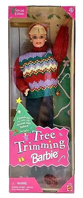 Buy 1998 Christmas Tree Trimming Barbie Doll / Special Edition / Mattel 22967, NrfB • 46.13£