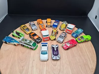 Buy Hot Wheels Bundle Job Lot Of 10 Diecast Cars - Playworn - See Pictures  • 12£