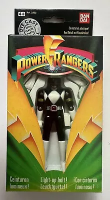 Buy Mighty Morphin Power Rangers Light Up Belt Black Ranger From Bandai 1993 Vintage • 35£
