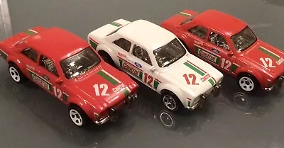 Buy Hot Wheels - 3 X  ‘70 Ford Escorts RS1600 Castrol In Mint Condition  • 19.99£