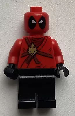 Buy LEGO Minifigure Deadpool Head Only Marvel From X-Men With Ninjago Body • 6.99£