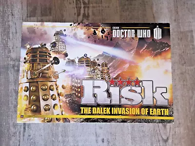 Buy RISK - BBC Doctor Who The Dalek Invasion Of Earth Board Game By Hasbro Complete • 28.99£