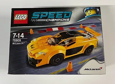 Buy LEGO SPEED CHAMPIONS: McLaren P1 (75909) Brand New/sealed! Rare/retired! • 84.99£