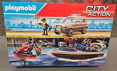 Buy Playmobil City Action 71570 Police Rescue Mission On The Water Sealed • 39.50£