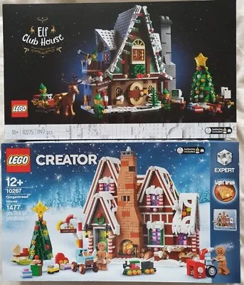 Buy Lego Elf Club House 10275 And Gingerbread House 10267 New And Sealed *BOTH MINT* • 219.99£
