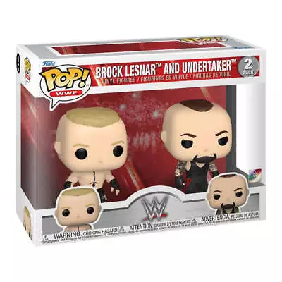 Buy Officially Licensed Funko Collectible WWE Brock Lesnar & Undertaker Pop! 2-Pack • 32.32£