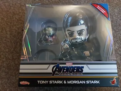 Buy Hot Toys Cosbaby: Marvel Avengers Endgame Tony Stark And Morgan Stark - BNIB • 15£