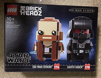 Buy Lego Brickheadz Star Wars Obi-wan Kenobi / Darth Vader 40547 Brand New Sealed • 15.03£
