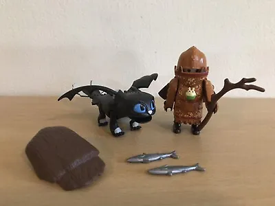 Buy Playmobil How To Train Your Dragon Toothless & Fishlegs With Accessories • 9.99£