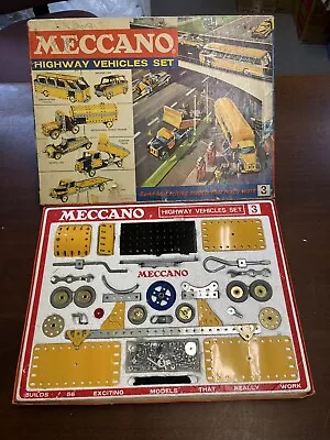 Buy Vintage Meccano Highway Vehicles Set 3, From 1967, 100% Complete With Manuals • 52.50£