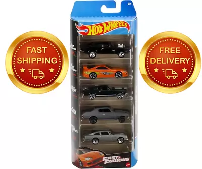 Buy Hot Wheels Fast & Furious Euro Fast Set Of 5 Die Cast Vehicles New Kids Toy • 29.45£