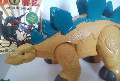 Buy Imaginext Stegosaurus, Jurassic World Mosasaur, Fingerling, DINOSAUR Toys Bundle • 39.95£