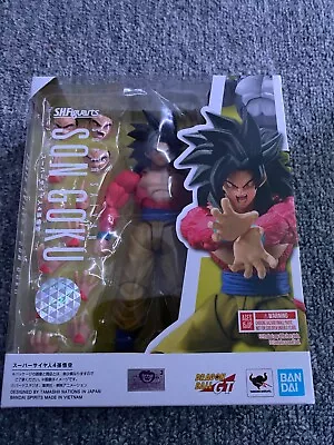 Buy Bandai S.H. Figuarts Dragon Ball Super Saiyan 4 (SSJ4) Son Goku Tamashii • 70£