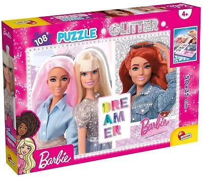Buy Barbie Glitter Jigsaw 108 Piece 2 In 1 Colouring Puzzle Best Friends Ages 3+ • 12.99£