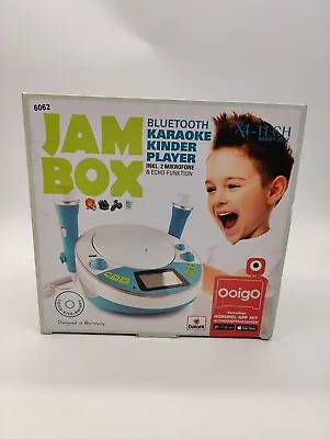 Buy X4-TECH Jam Box Kids Bluetooth, CD, USB Player 2 Microphone Sticker Letter • 38.09£