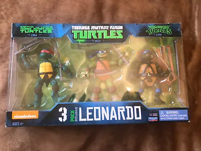 Buy RARE OOP New In Box TMNT Leonardo Box Set Of 3 Figures Nickelodeon Funko Pop • 29.99£