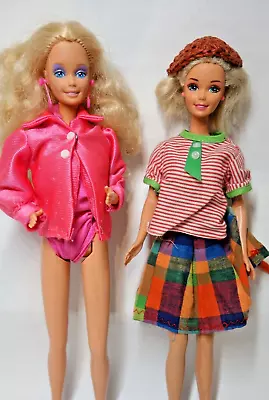 Buy BARBIE VINTAGE 2 X SUPERSTAR BARBIE DOLL WITH OUTFIT COLLECTION 80S 90S • 1.28£
