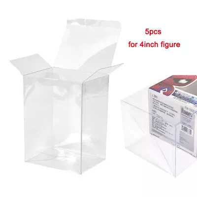 Buy 5Pcs Protector Box For Funko Pop! Vinyl Acid Free Plastic Auto Seal Display Case • 9.99£
