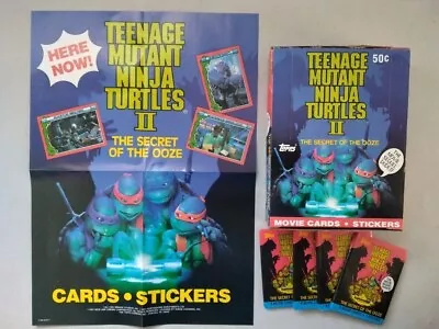 Buy Teenage Mutant Ninja Turtles Topps Trading Cards 1991 Full Box 36 Unopened Packs • 199.99£