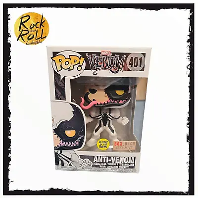 Buy Box Damage - Venom - Anti-Venom Glow In The Dark Funko Pop! #402 Box Lunch Exclu • 96.04£