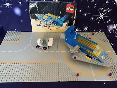 Buy Vintage Lego Space Set 924 Complete With Instructions & Base Plates 🌔🪐 1970s • 149.99£