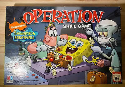 Buy Operation SpongeBob SquarePants Edition Game Hasbro 2011 RARE Christmas • 9.99£