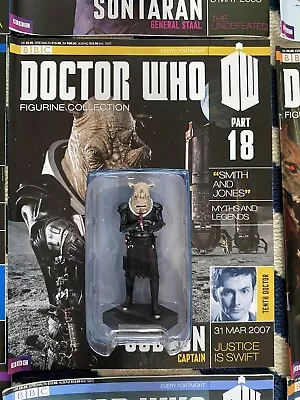 Buy Bbc Dr Doctor Who Eaglemoss Figurine Collection 18 Judoon Captain Figure & Mag • 7.99£
