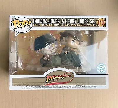 Buy Funko Pop Rides Indiana Jones & Henry Jones Sr  #118 + Free Protector • 59.99£