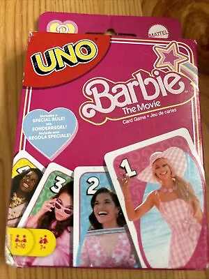 Buy UNO Barbie The Movie Card Game Inspired The Travel Camping And Part Mattel Games • 7.61£