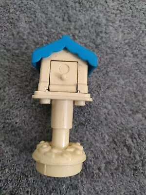 Buy Fisher Price Little People Mailbox With Bluebird From The Train Set House • 2£