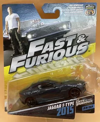 Buy Fast And Furious Jaguar F-Type 2015 New Carded Fate Jaguar Car Mattel 1:55 24/32 • 39.99£