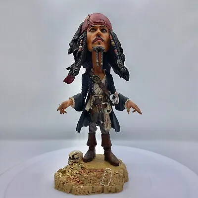 Buy Disney NECA Johnny Depp CAPTAIN JACK SPARROW Pirates Of The Caribbean Bobblehead • 14.97£