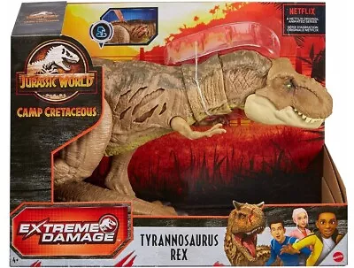 Buy Jurassic World Extreme Damage TYRANNOSAURUS REX Action Figure GWN26 • 58.69£