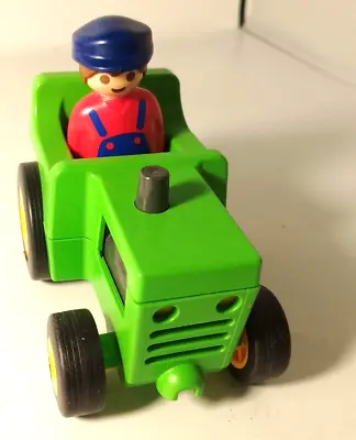 Buy Playmobil 123 Geobra  Farm Tractor With Figure • 4.99£