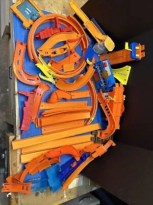 Buy Huge Lot Of Modern Hot Wheels Track & Connectors & Special Pieces • 28.42£
