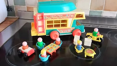 Buy Vintage Fisher Price Camper And Boat, In Vgc • 20£