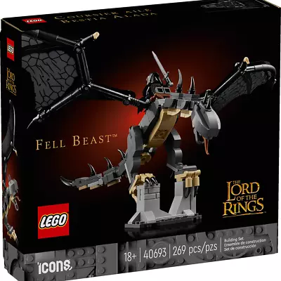 Buy 40693 Fell Beast (LEGO Lord Of The Rings) PRE-ORDER JUNE | NEW & SEALED | 10333 • 105£