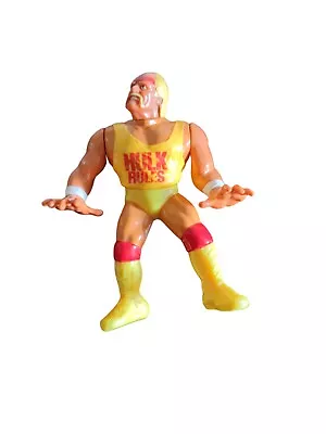 Buy WWF Hulk Hogan Gorilla Press Slam Wrestling Figure Hasbro Series 1 WWE WCW • 14£