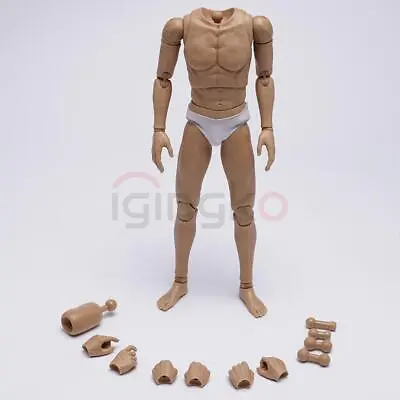 Buy 1/6 WorldBox AT020 Male Body 12  Figure Doll For Hot Toys Phicen TBLeague Head • 36.24£