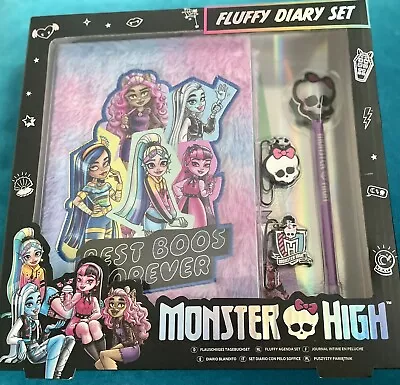 Buy Monster High Fluffy Diary Set - Brand New • 15£
